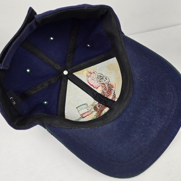 RARE- Colorful Embroidered 3D Horse Barrel Racing Rodeo Western Hat- Blue - Picture 8 of 12
